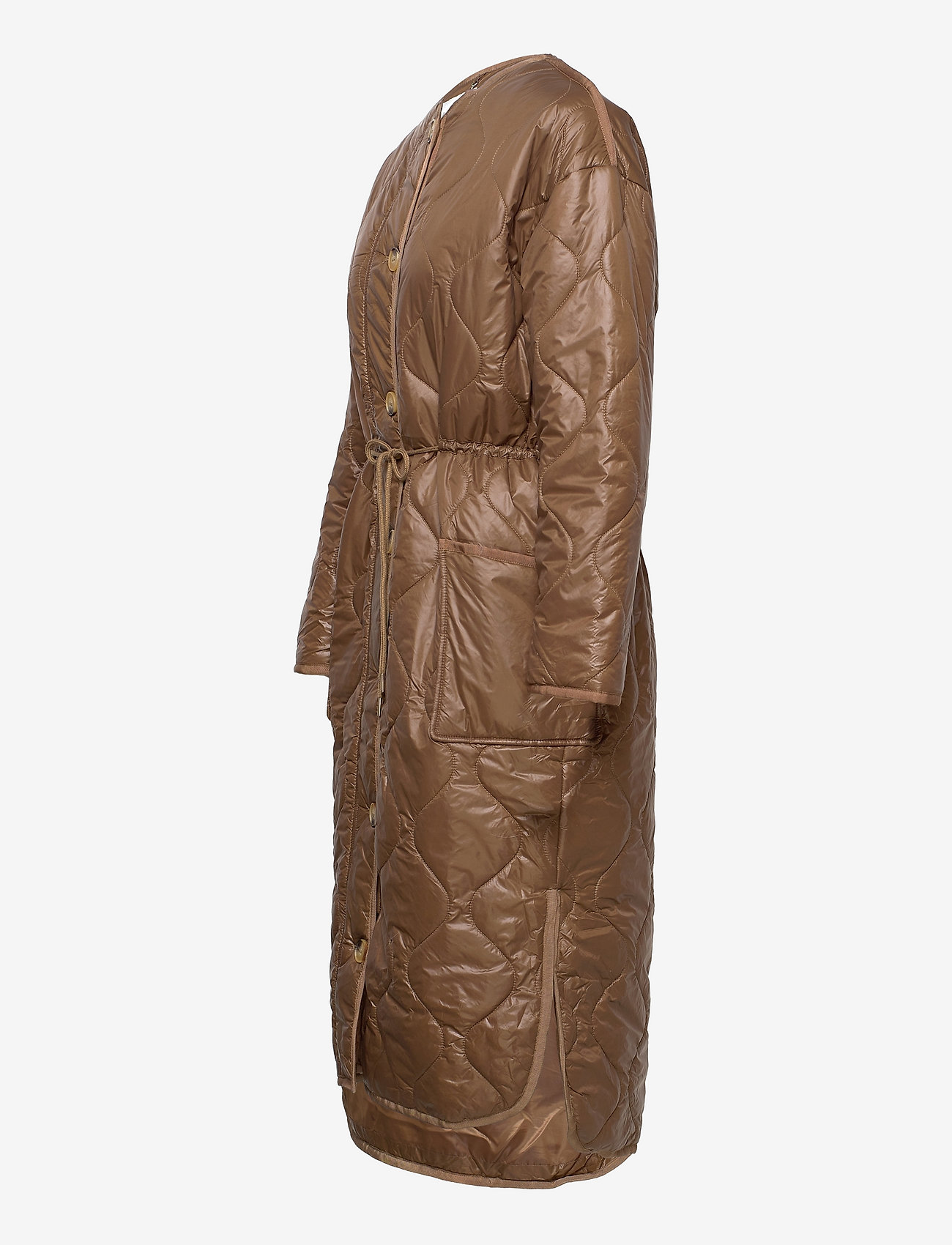 Dante6 - Reece quilted coat - brown sugar - 2