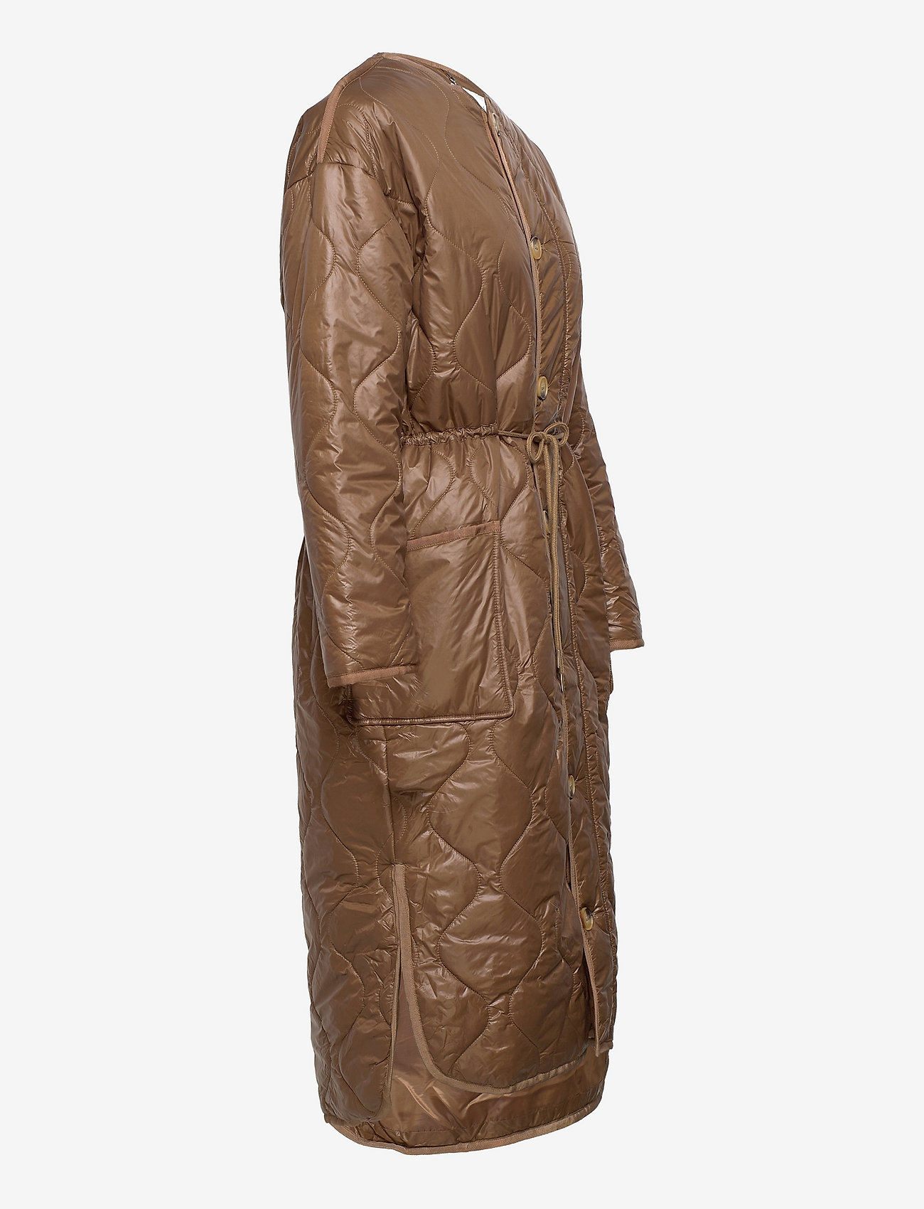 Dante6 - Reece quilted coat - brown sugar - 3