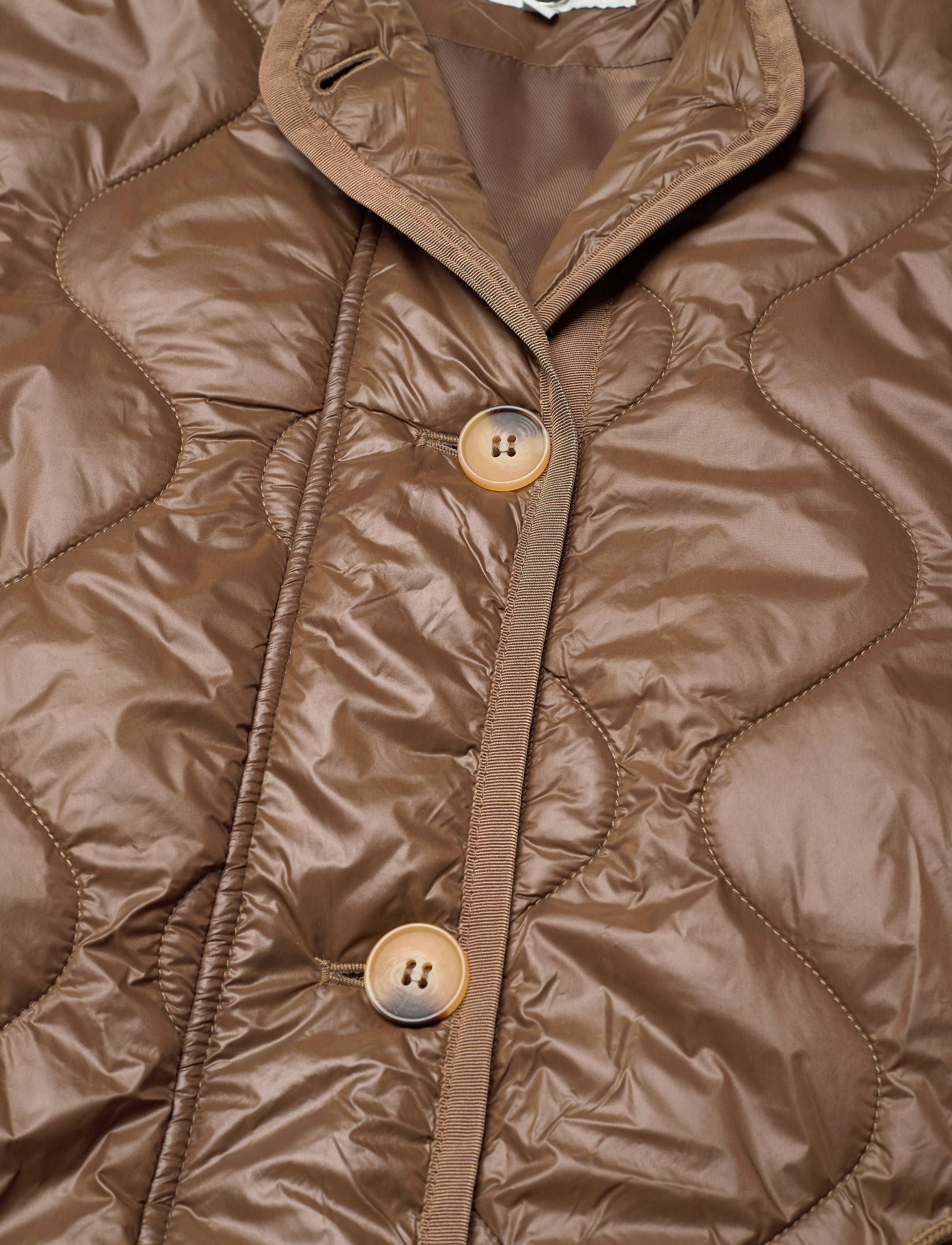 Dante6 - Reece quilted coat - brown sugar - 5