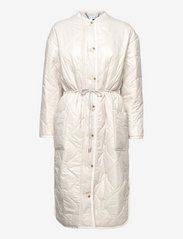 Reece quilted coat - IVORY