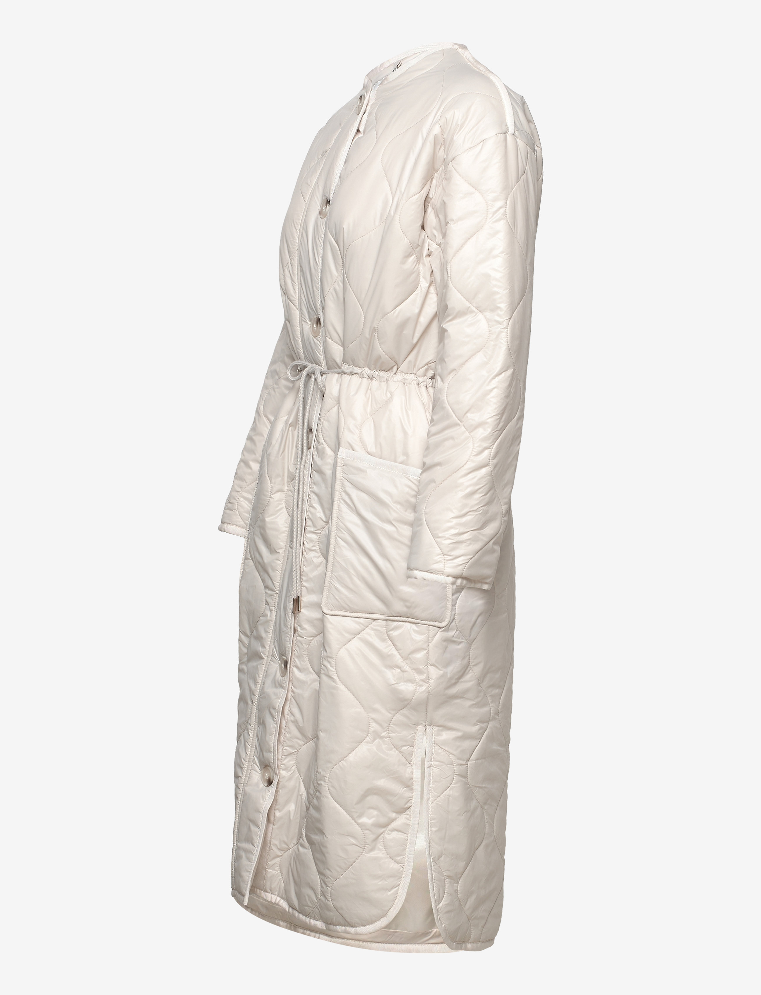 Dante6 - Reece quilted coat - ivory - 3