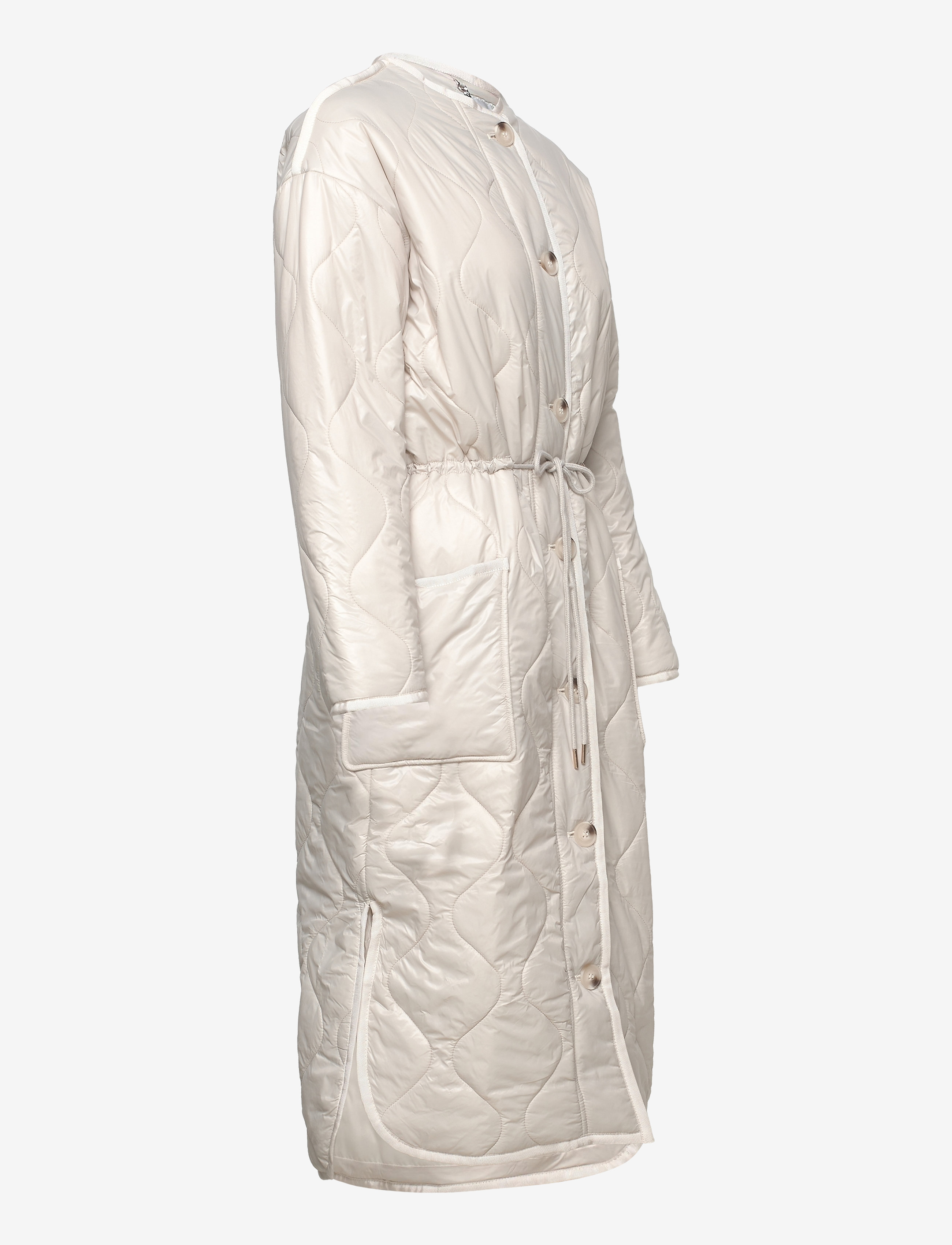 Dante6 - Reece quilted coat - ivory - 4
