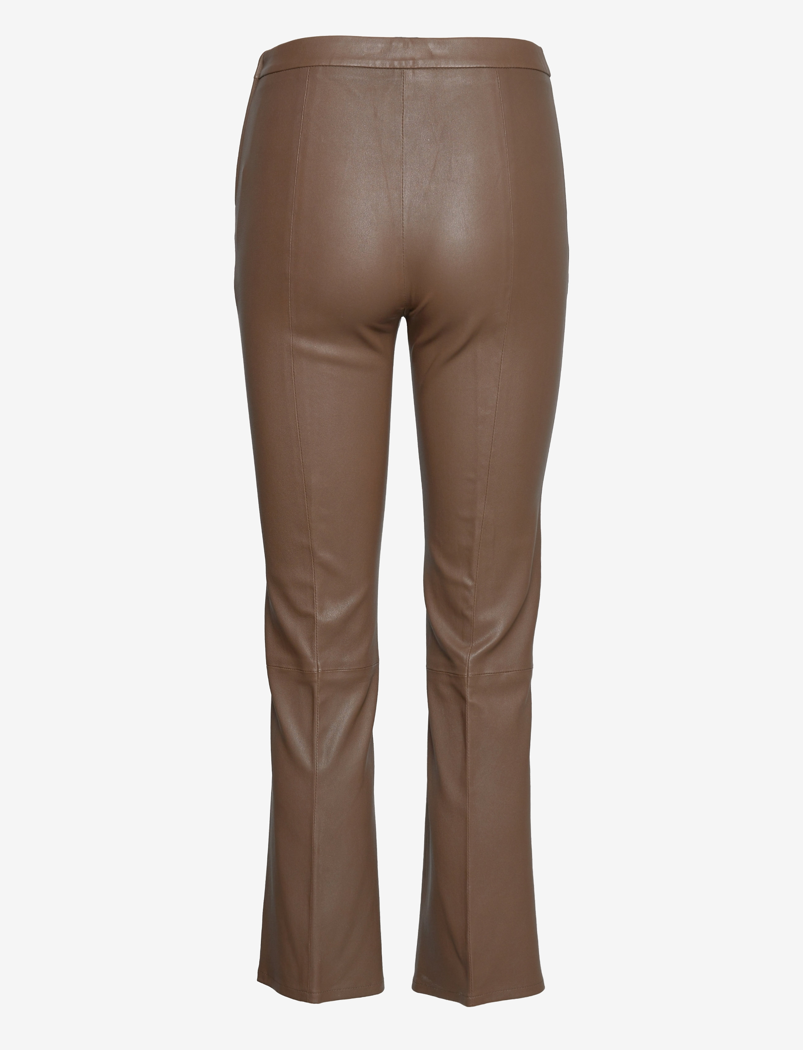 Dante6 - Tyson crop flare leather pants - brown sugar - 2