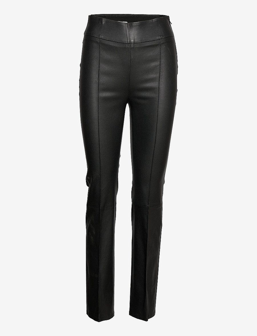 Dante6 - Fyen stretch leather pants - raven - 0