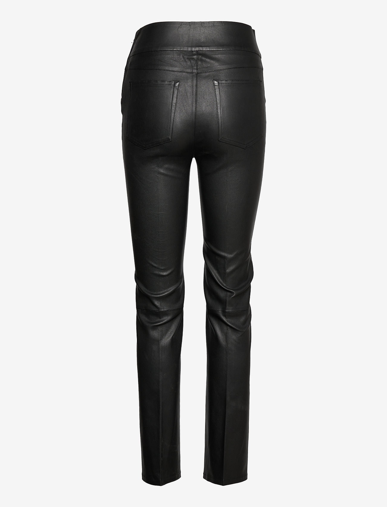 Dante6 - Fyen stretch leather pants - raven - 1