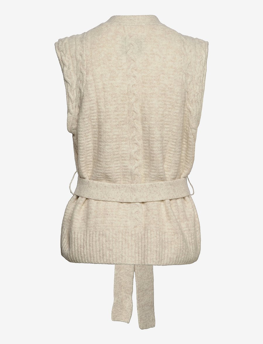 Dante6 - Unga cable cardigan - bone - 1