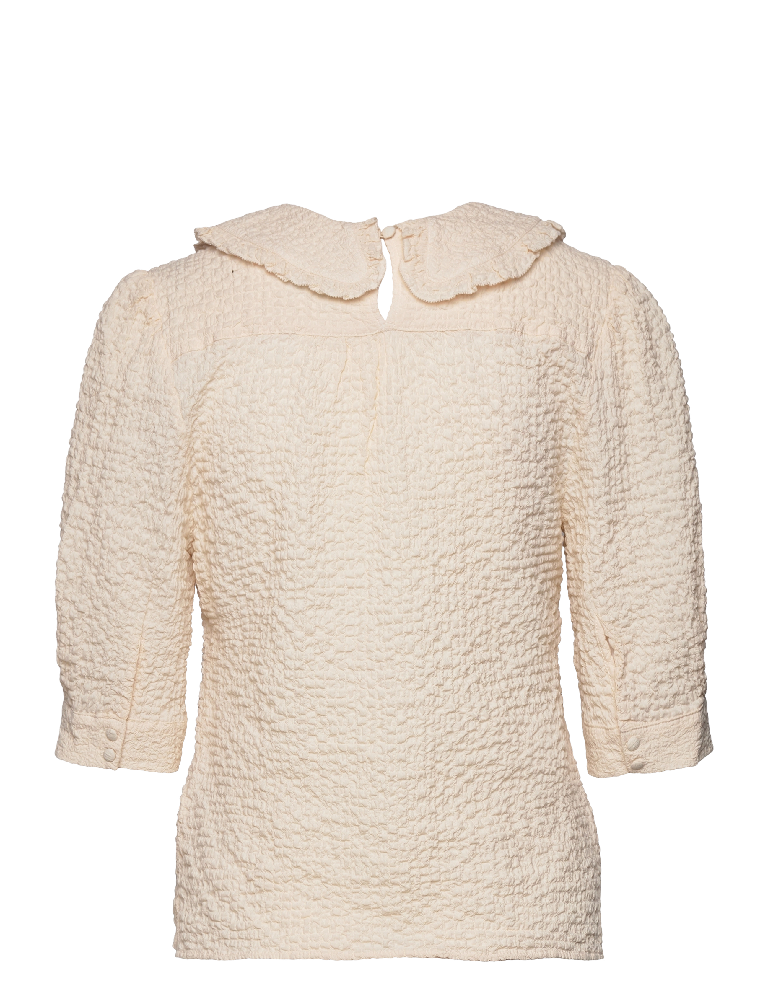Dante6 - Voyage seersucker top - butter cream - 1