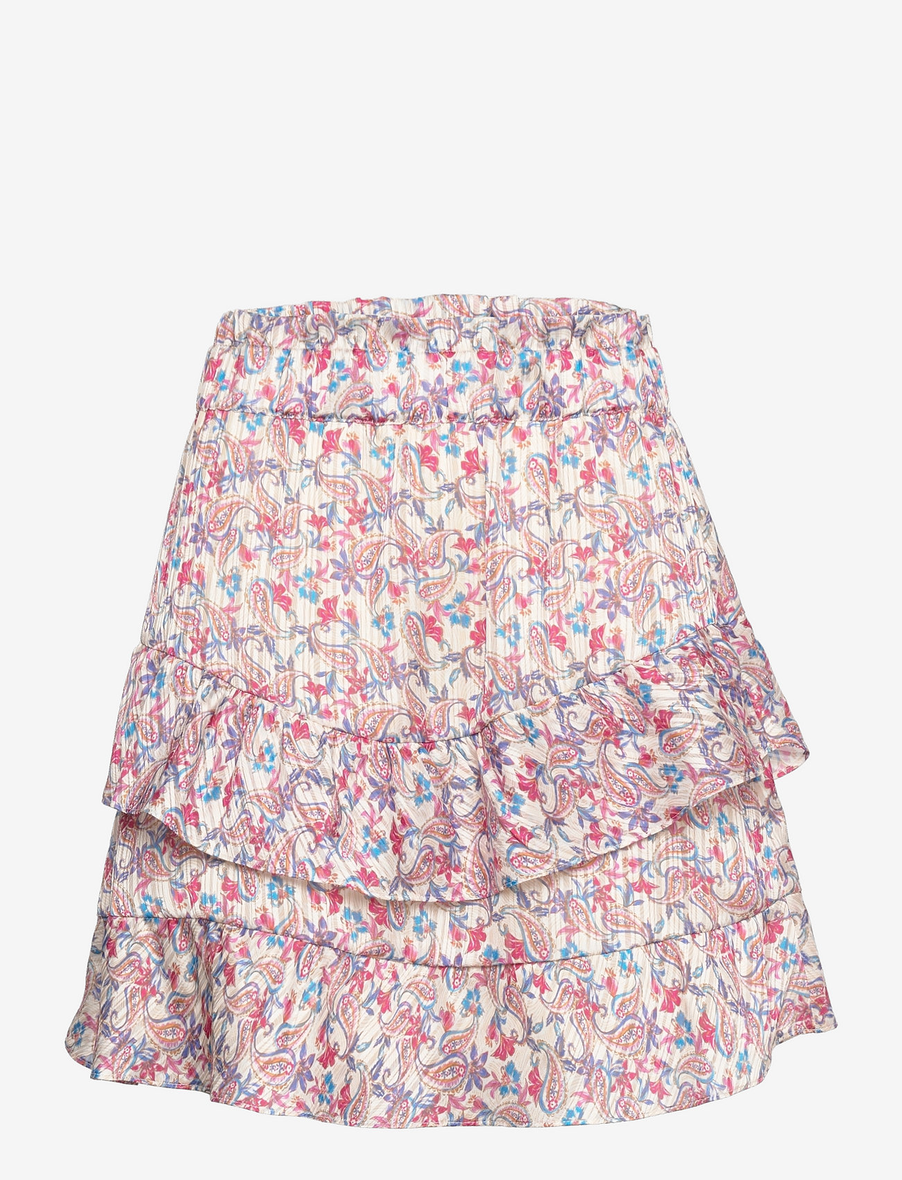 Dante6 - Luminous paisley jaquard skirt - short skirts - multicolour - 0