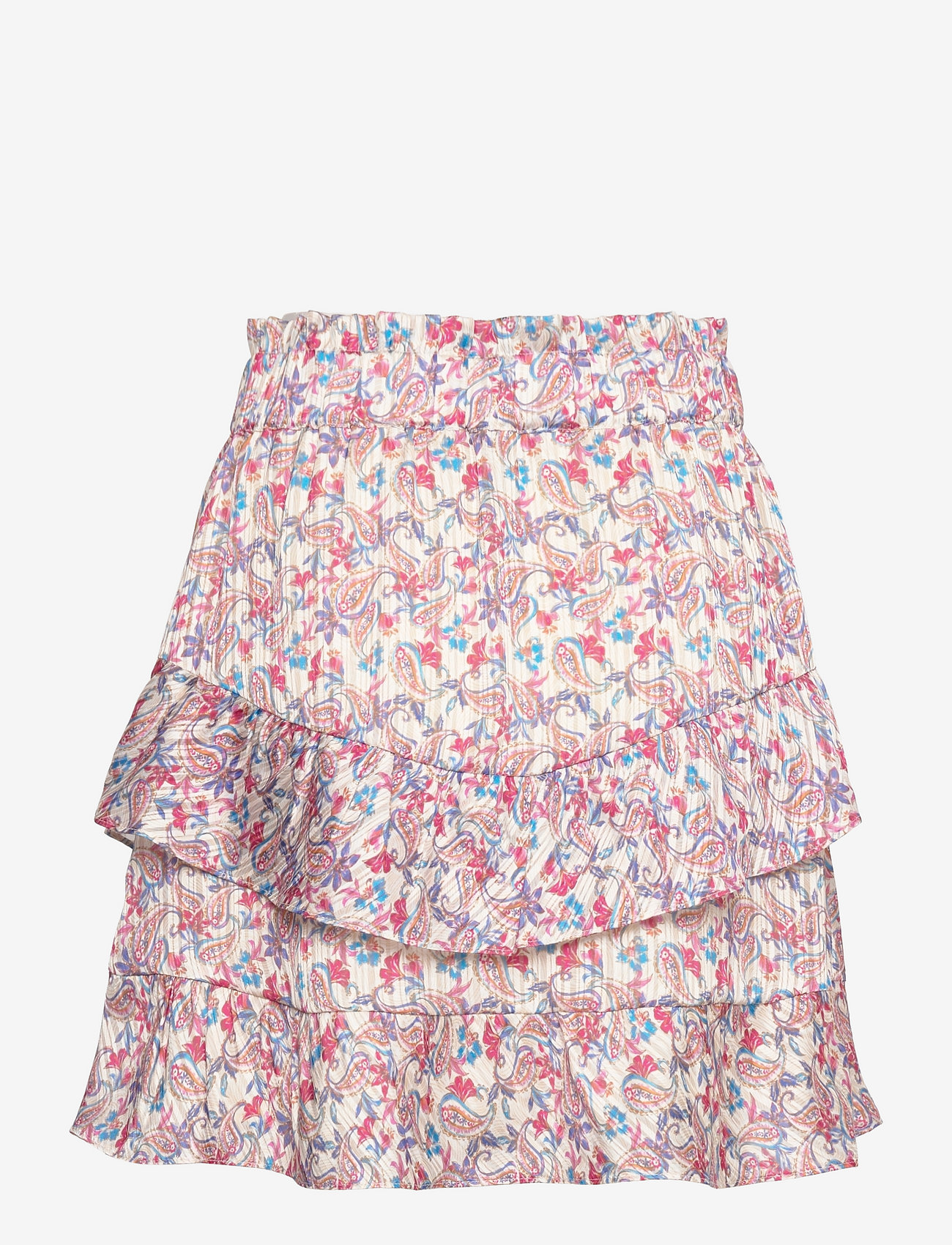 Dante6 - Luminous paisley jaquard skirt - short skirts - multicolour - 1