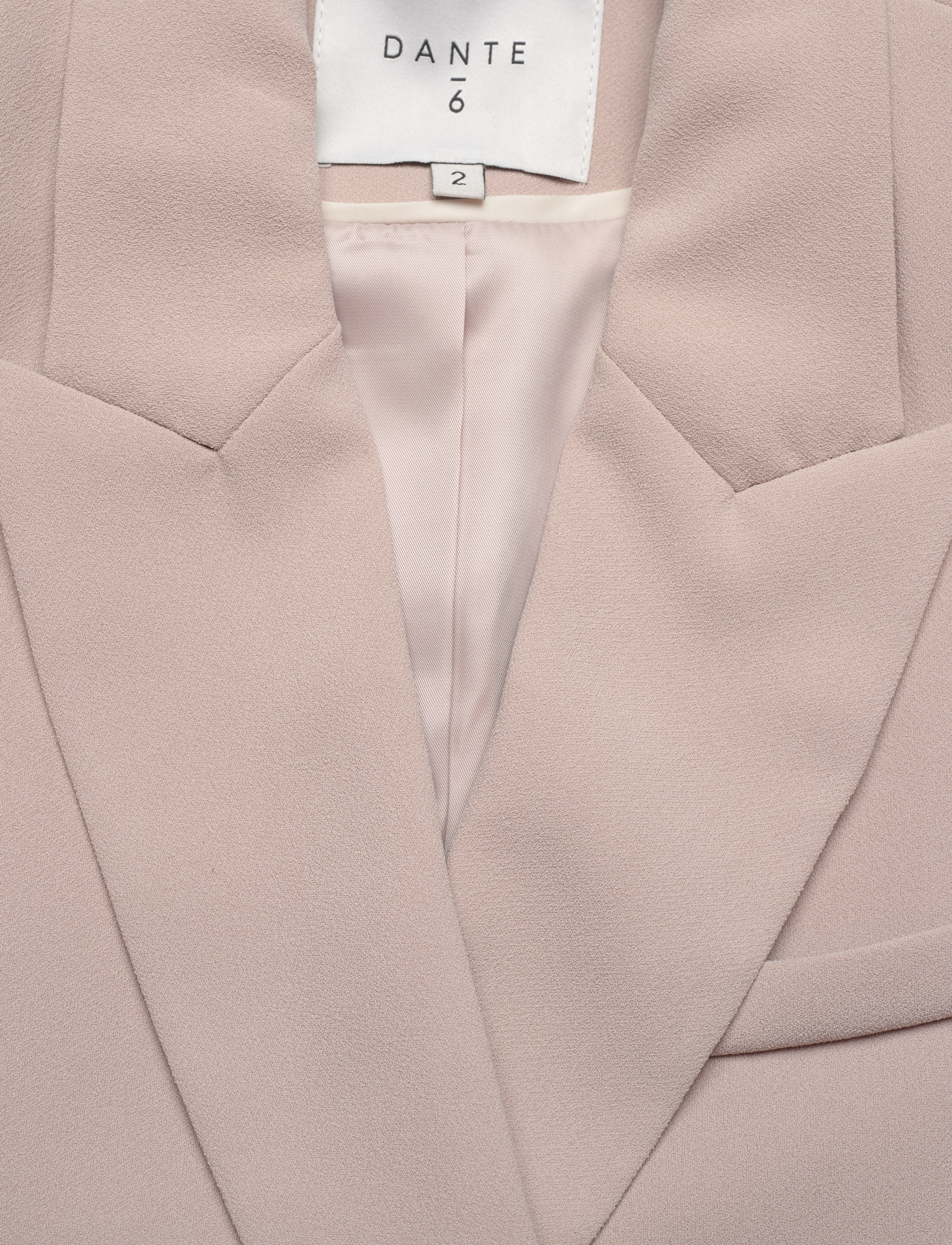 Dante6 - Power crepe blazer - silverlight - 2