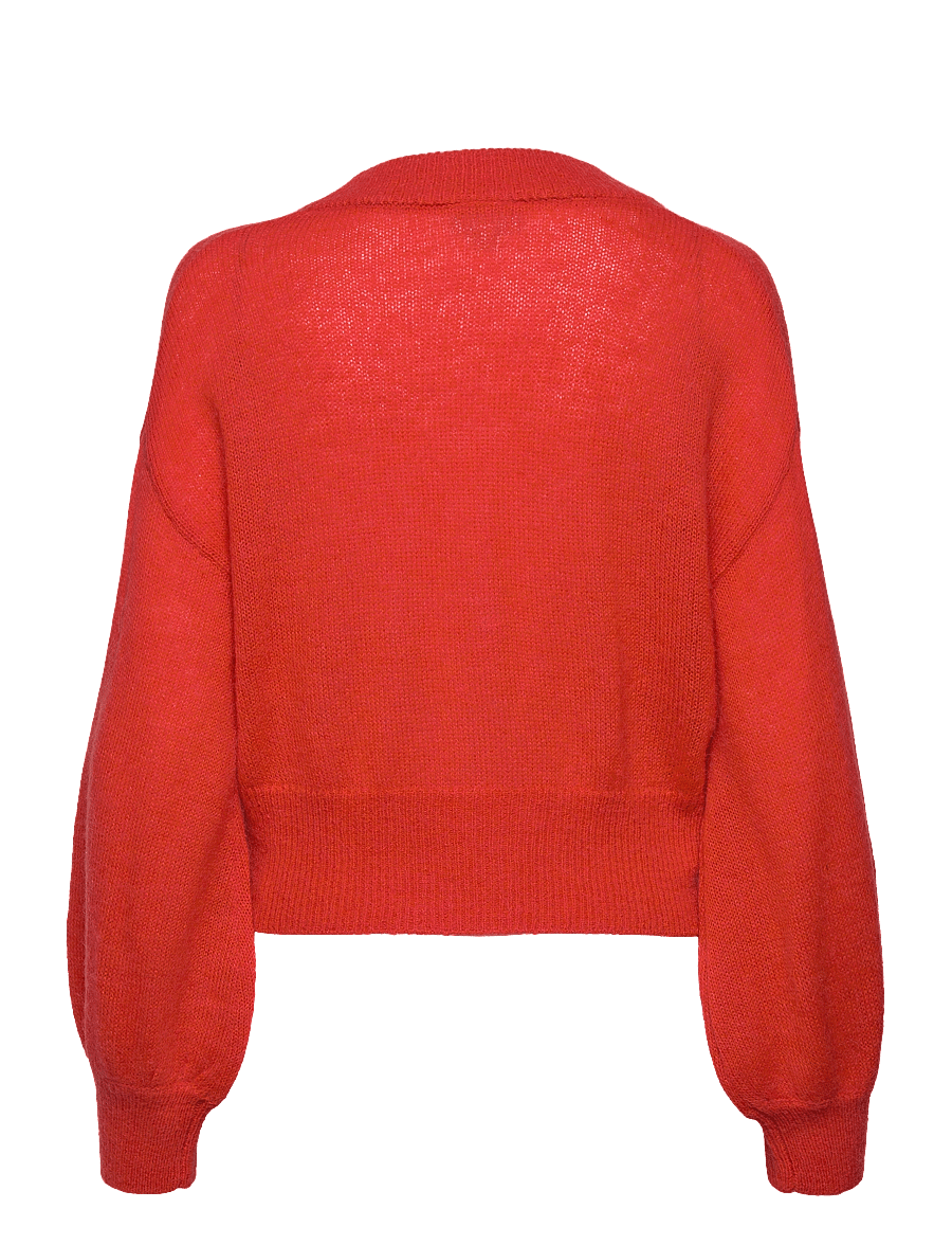 Dante6 - Jessy cardigan - sunset red - 1