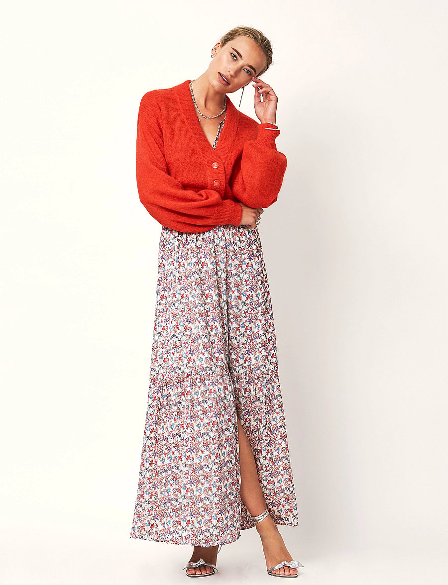 Dante6 - Jessy cardigan - sunset red - 2