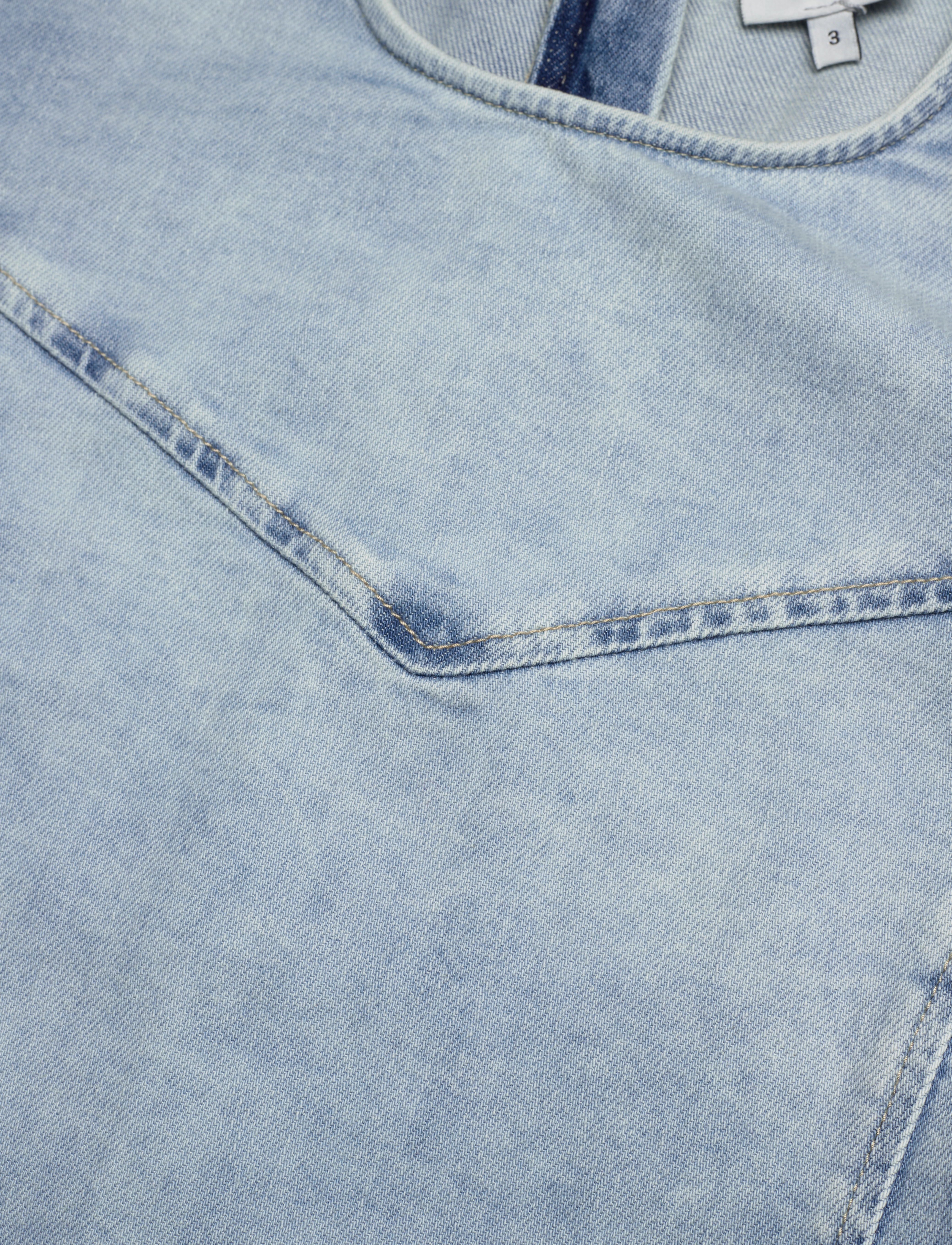 Dante6 - Éclat denim top - bleached denim - 2