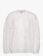 Darya embrodery blouse - MILK WHITE