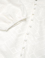 Dante6 - Darya embrodery blouse - palaidinės ilgomis rankovėmis - milk white - 2