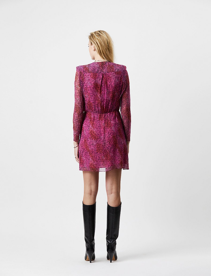 Dante6 - Angie printed bodycon dress - korta klänningar - multicolour - 3