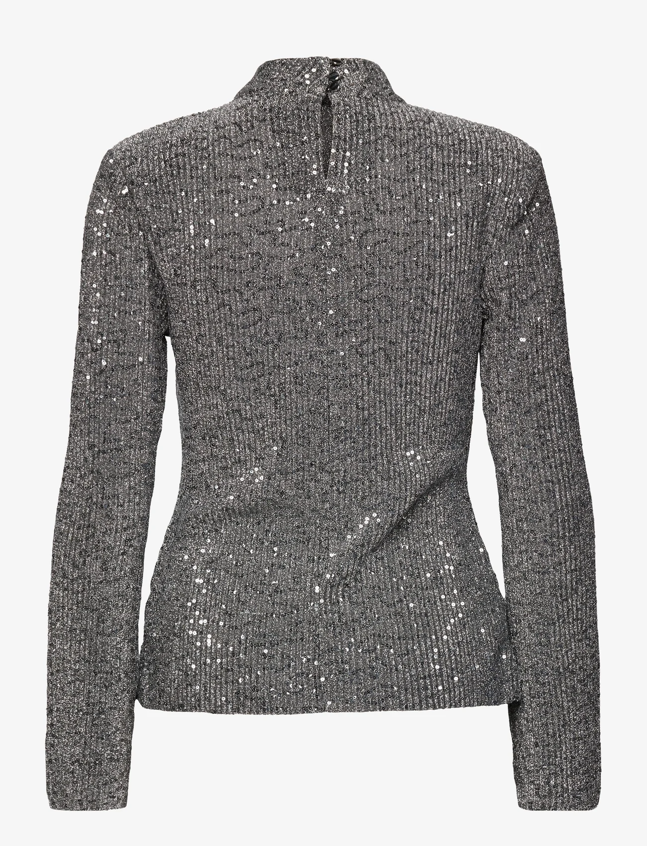 Dante6 - Nicci sequins top - blouses met lange mouwen - silver - 1