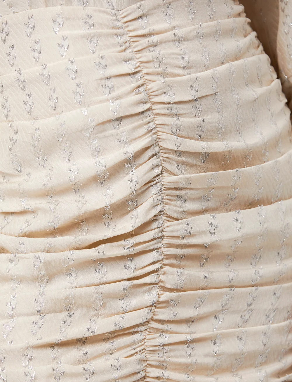 Dante6 - D6Douze draped mini dress - partykleider - chalk - 5