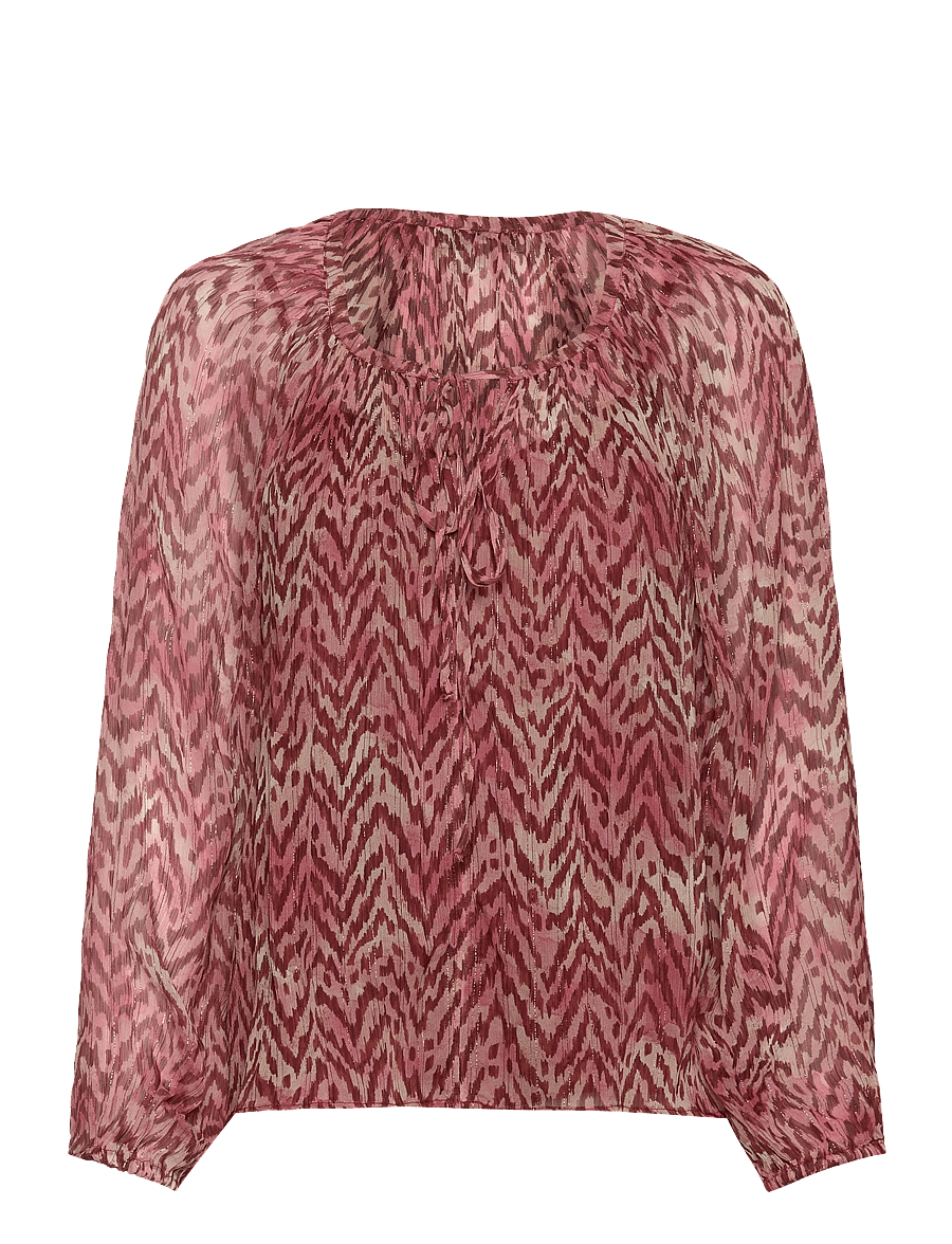 Dante6 - D6Sophie bohemian top - langermede bluser - multicolour - 1