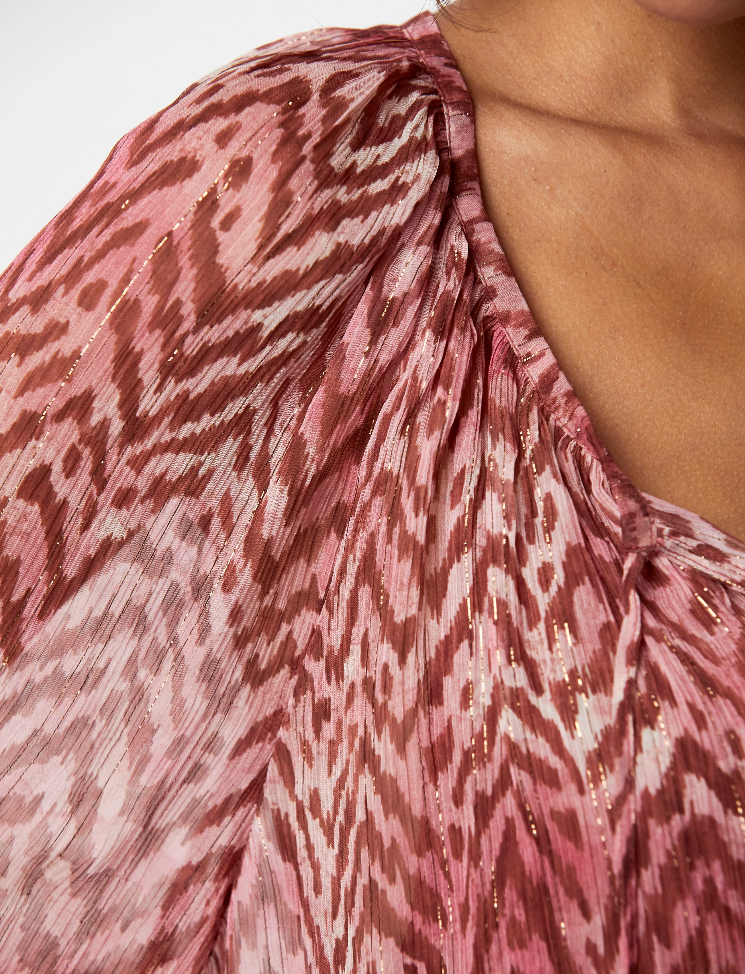 Dante6 - D6Sophie bohemian top - langermede bluser - multicolour - 4