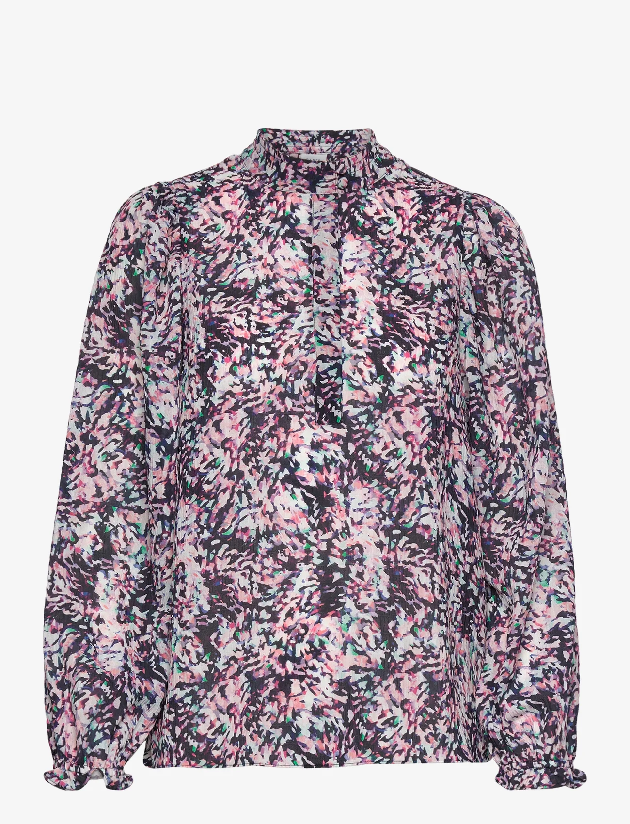 Dante6 - D6Ciska printed top - long-sleeved blouses - multicolour - 0