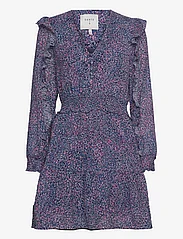 Dante6 - D6Lively ruffle mini dress - midi kjoler - multicolour - 1
