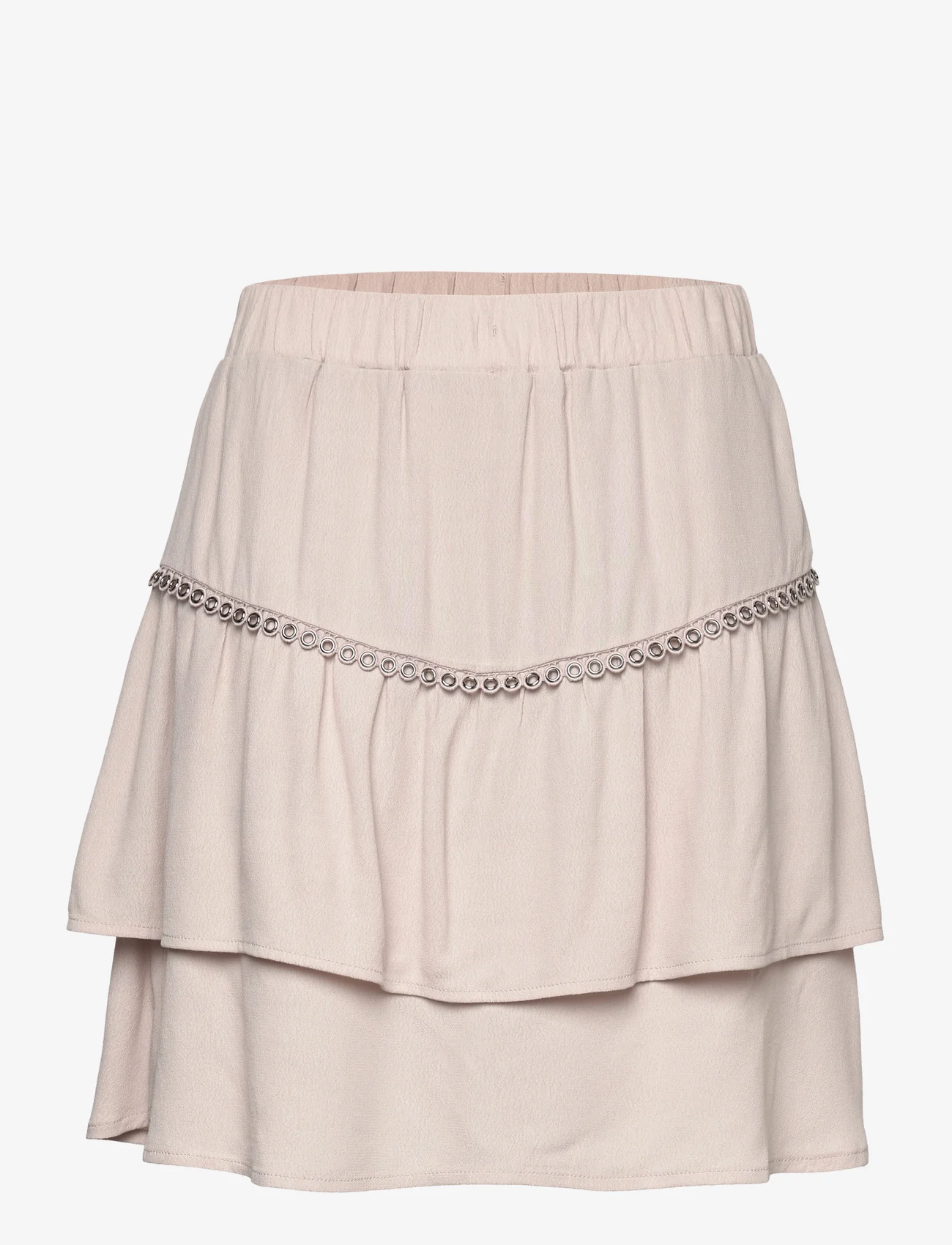 Dante6 - D6Chia eyelet mini skirt - short skirts - ice grey - 0