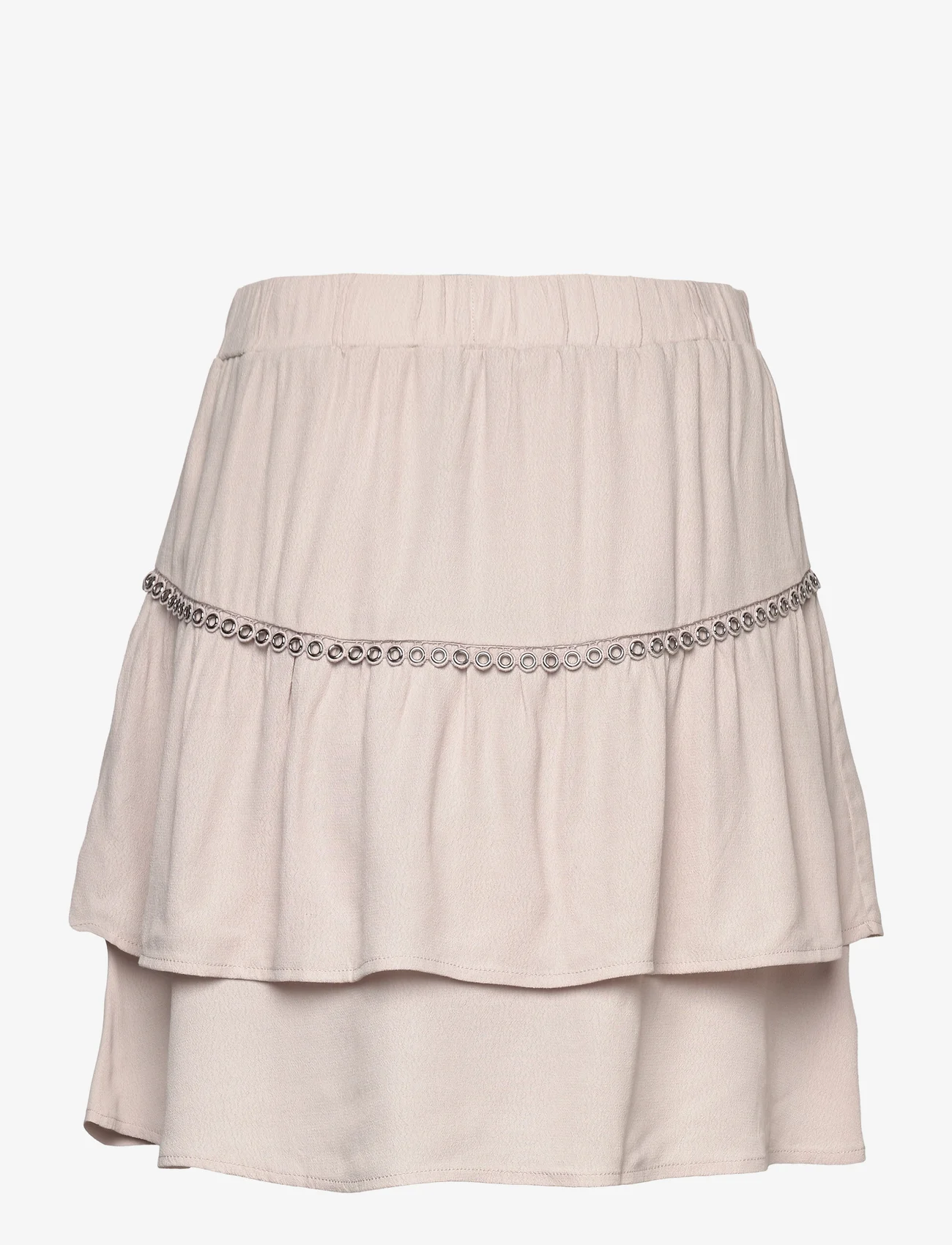 Dante6 - D6Chia eyelet mini skirt - short skirts - ice grey - 1