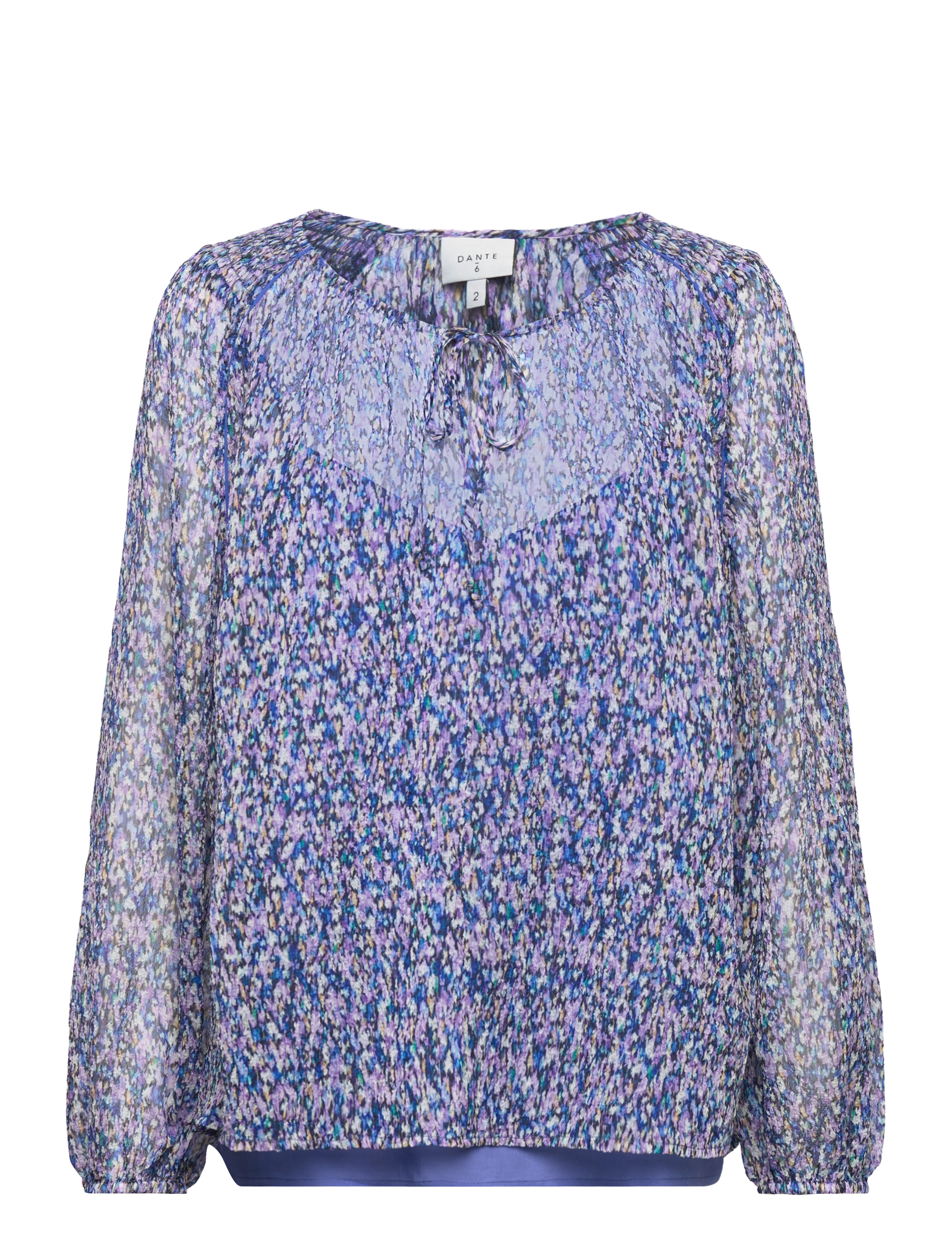 DANTE6 D6Mannet Bohemian Print Oberteil Blau - S - Damen