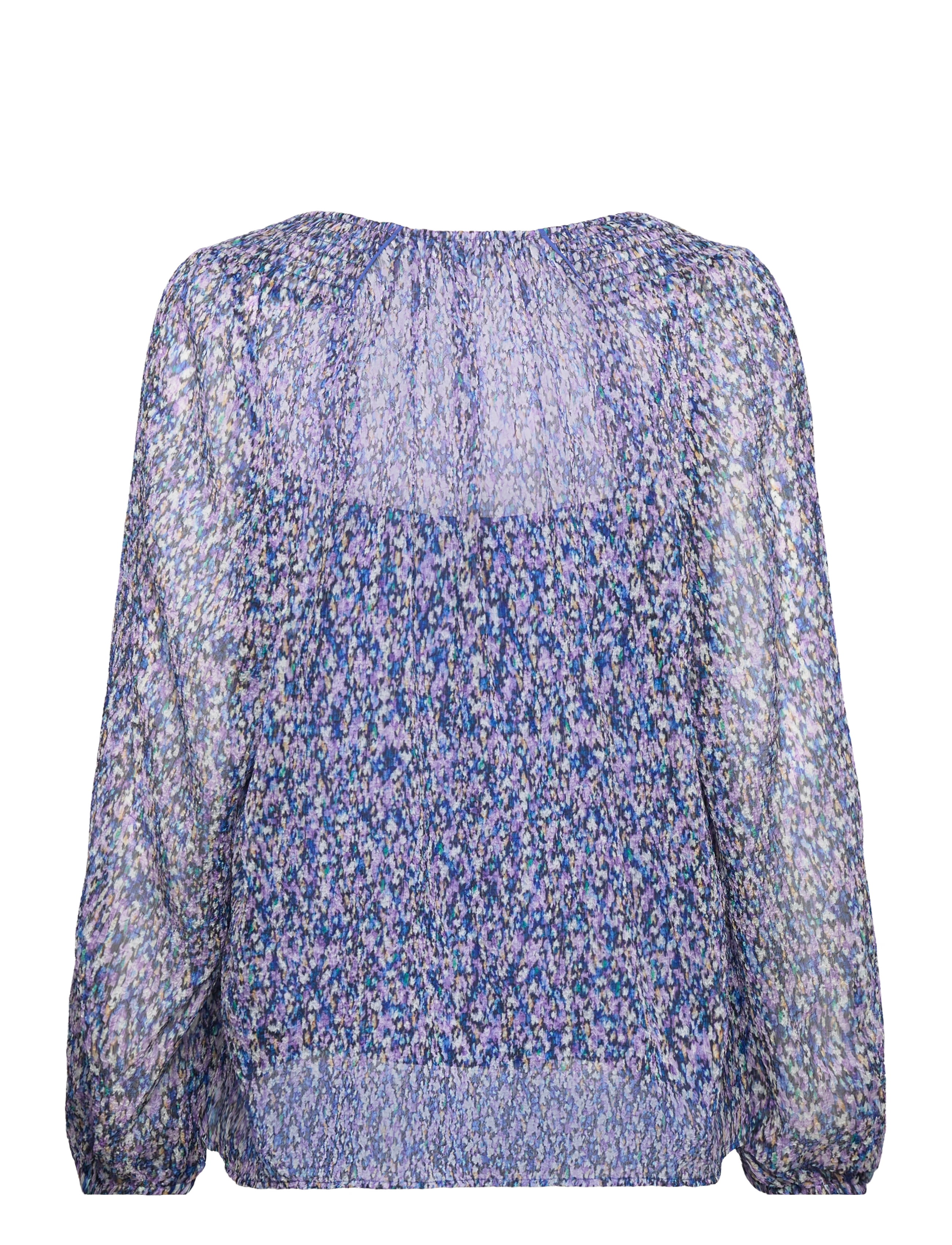 Dante6 - D6Mannet bohemian print top - langærmede bluser - multicolour - 2