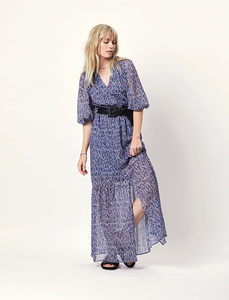 Dante6 - D6Peony maxi print dress - sommerkjoler - multicolour - 0
