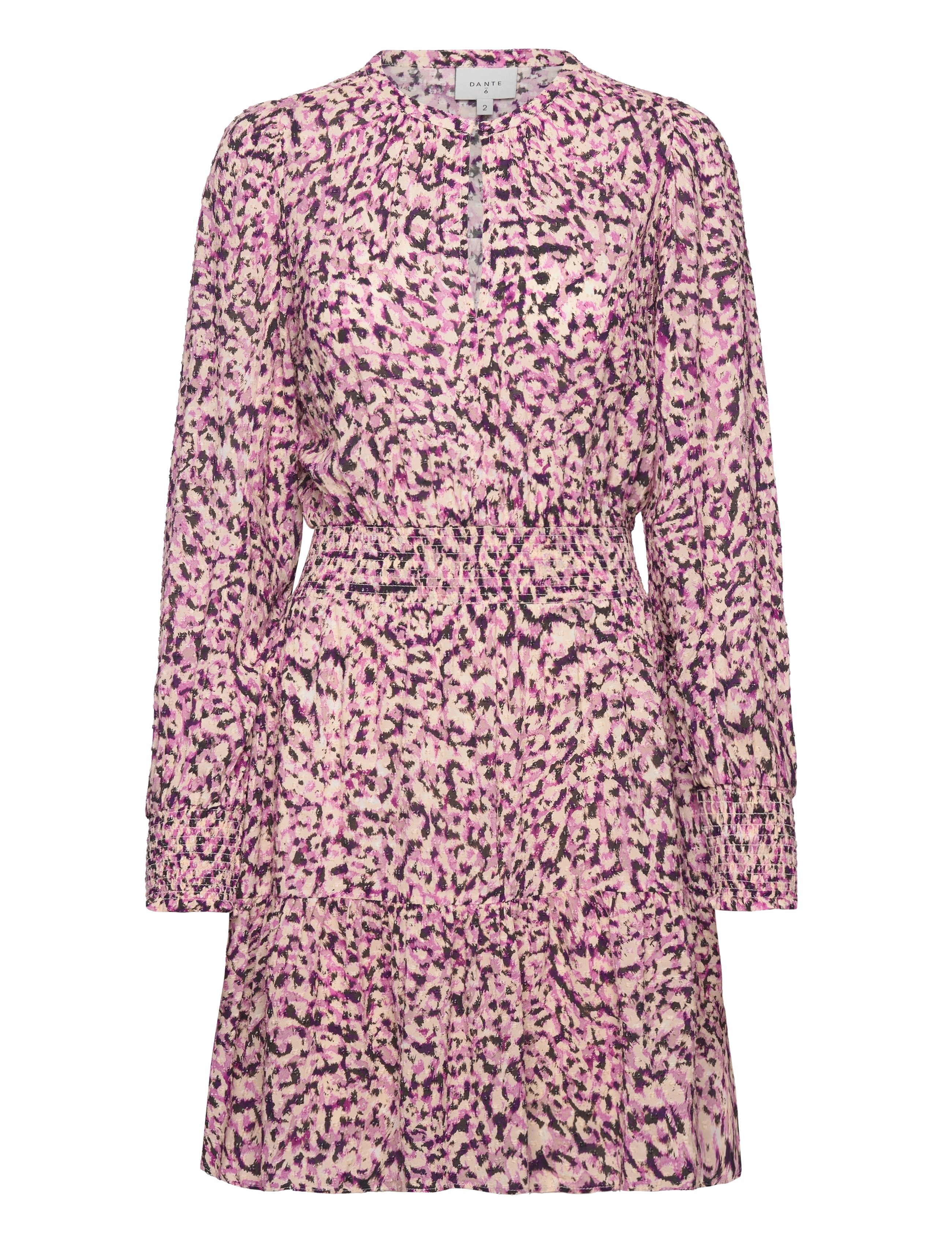 DANTE6 D6Tovelo Ruffle Mini Kleid Pink - S - Damen