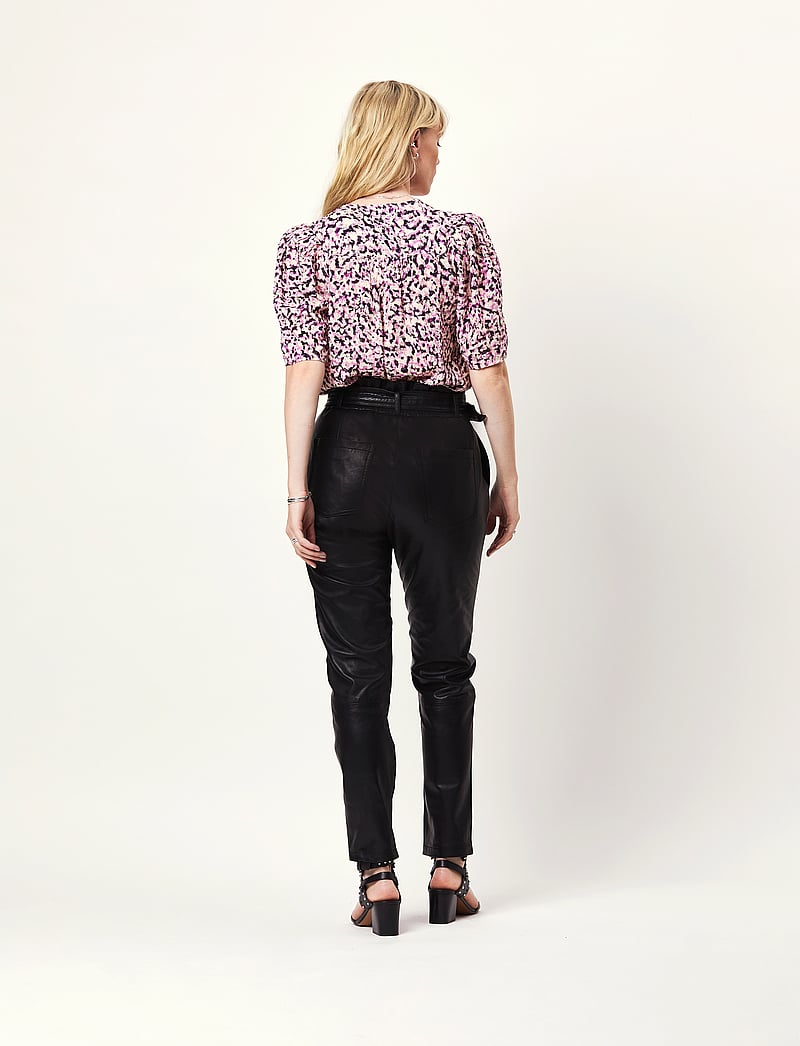 Dante6 - D6Doja puff sleeve top - kurzämlige blusen - multicolour - 4