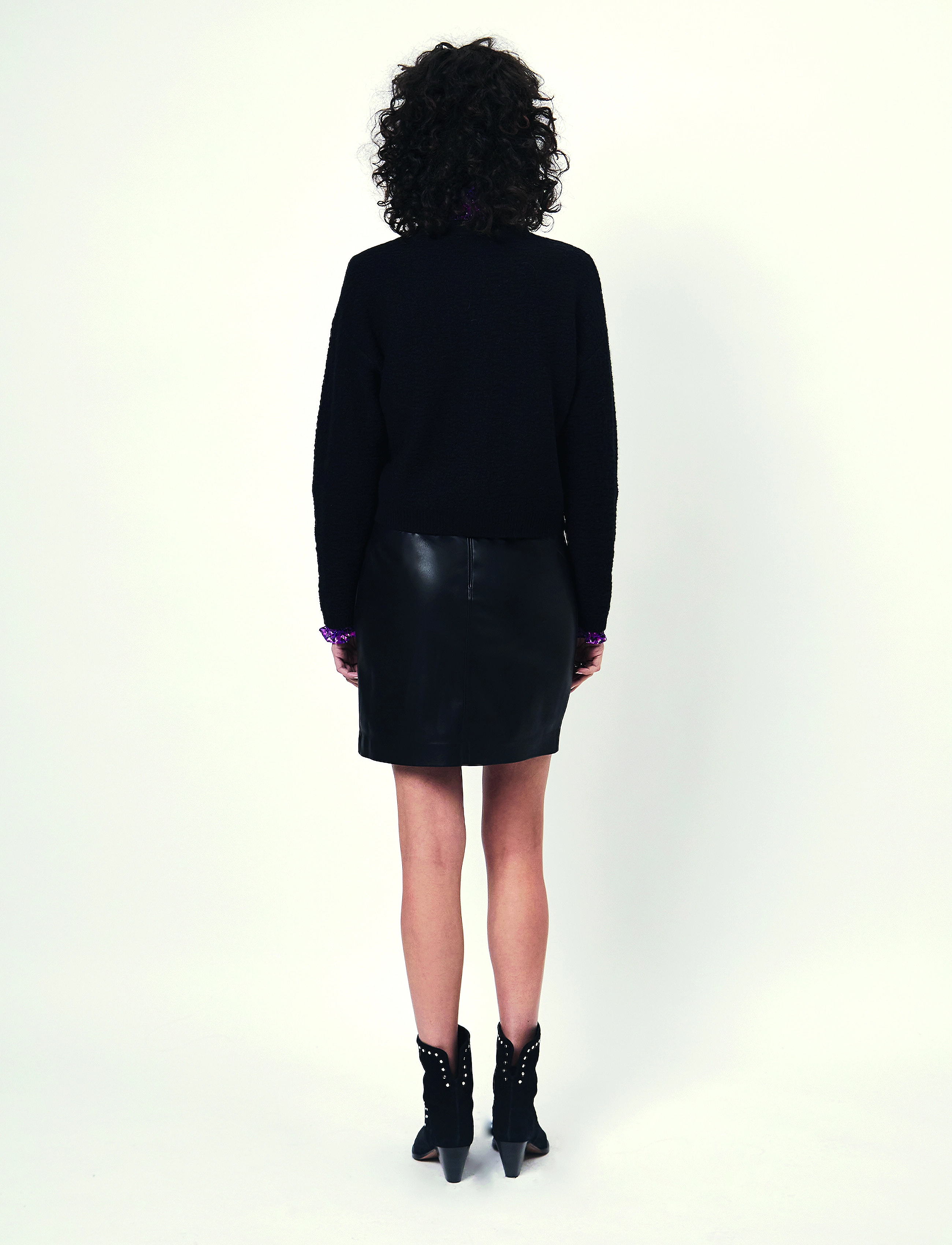 Dante6 - D6Taylinne faux skirt - raven - 3