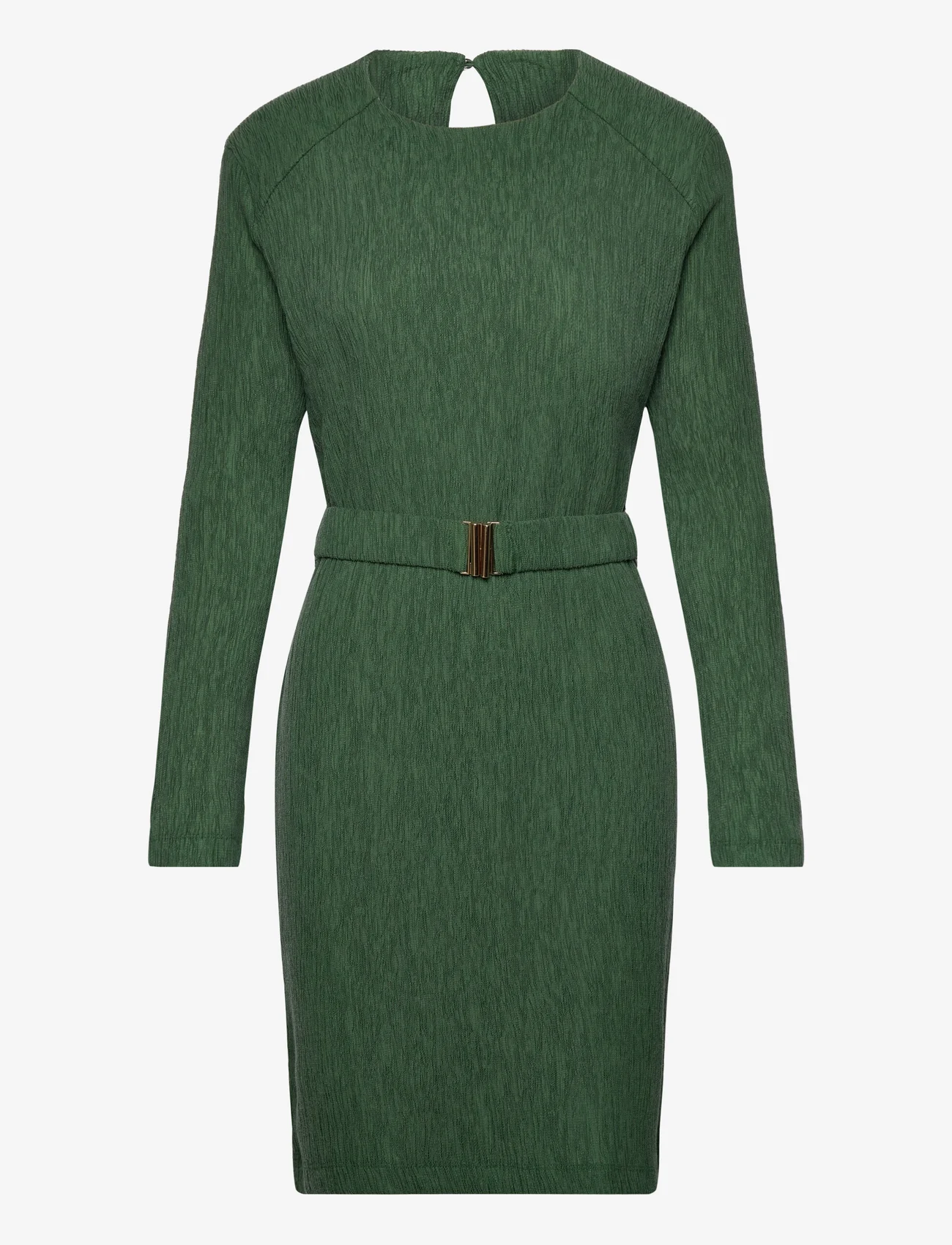 Dante6 - D6Anour plissé mini dress - peoriided outlet-hindadega - deep emerald - 0