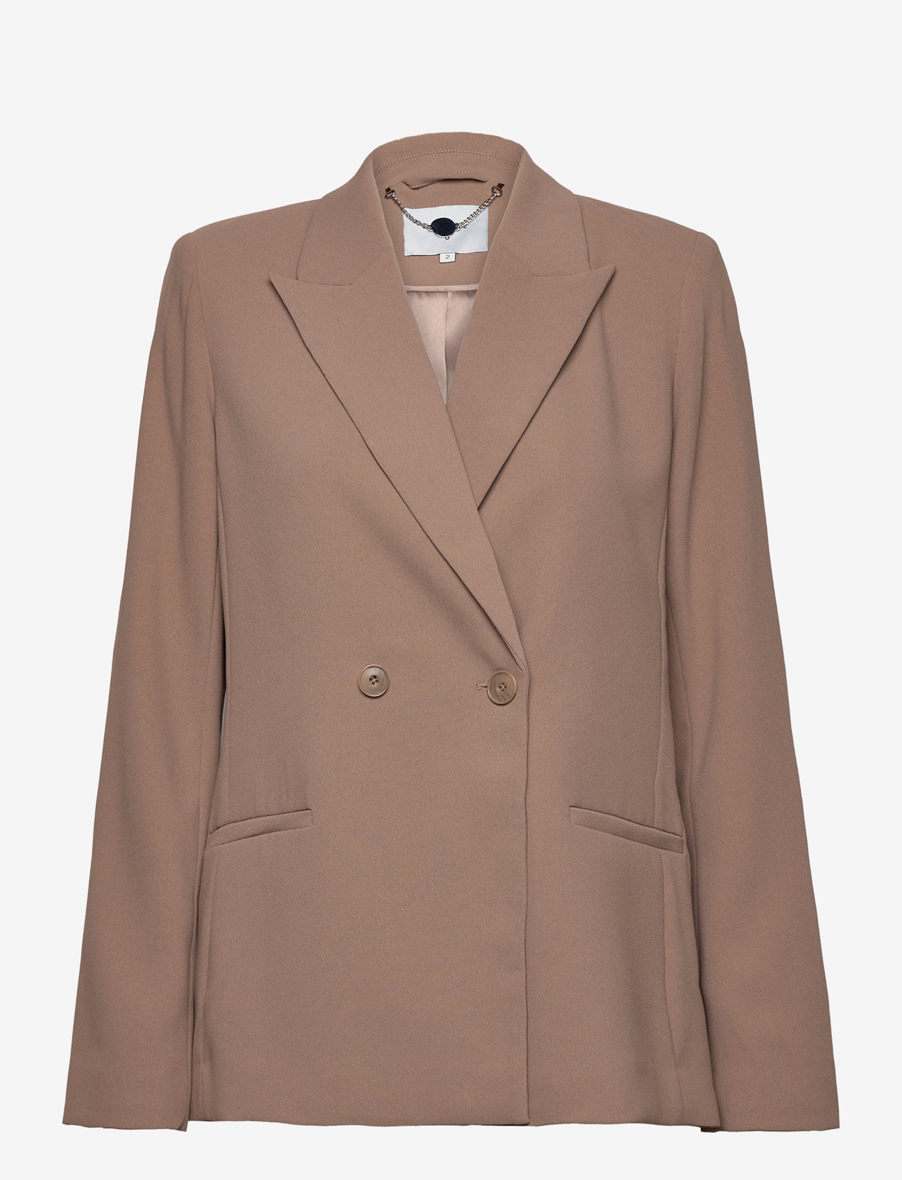 Dante6 - D6Mémoire belted blazer - pure taupe - 2
