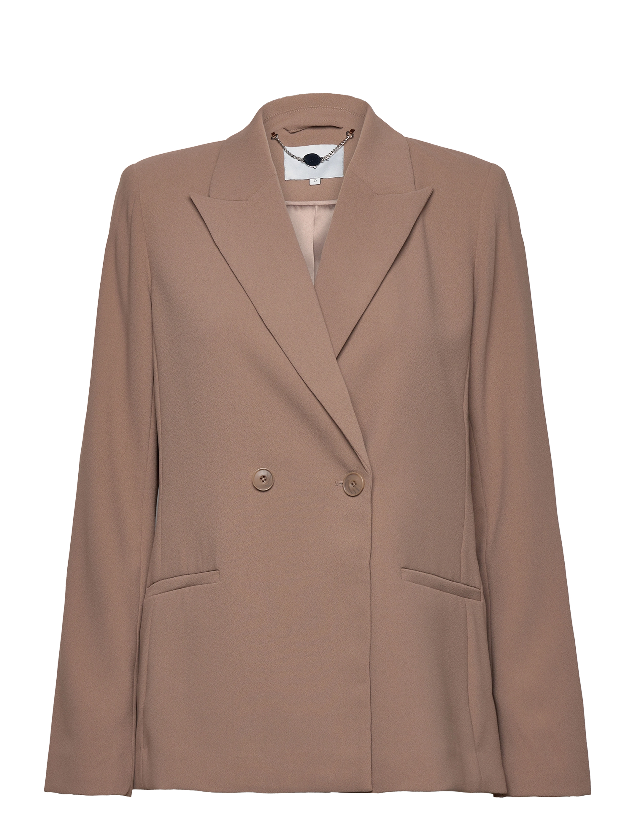 Dante6 - D6Mémoire belted blazer - pure taupe - 2