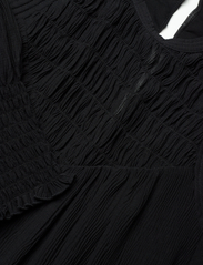 Dante6 - D6Mercury smocked mini dress - korte kjoler - raven - 6