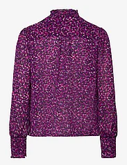 Dante6 - D6Moiré printed blouse - long-sleeved blouses - multicolour - 1