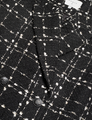 Dante6 - D6Pearson bouclé blazer - vakarėlių drabužiai išparduotuvių kainomis - black/white - 2