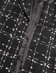 Dante6 - D6Pearson bouclé blazer - vakarėlių drabužiai išparduotuvių kainomis - black/white - 4