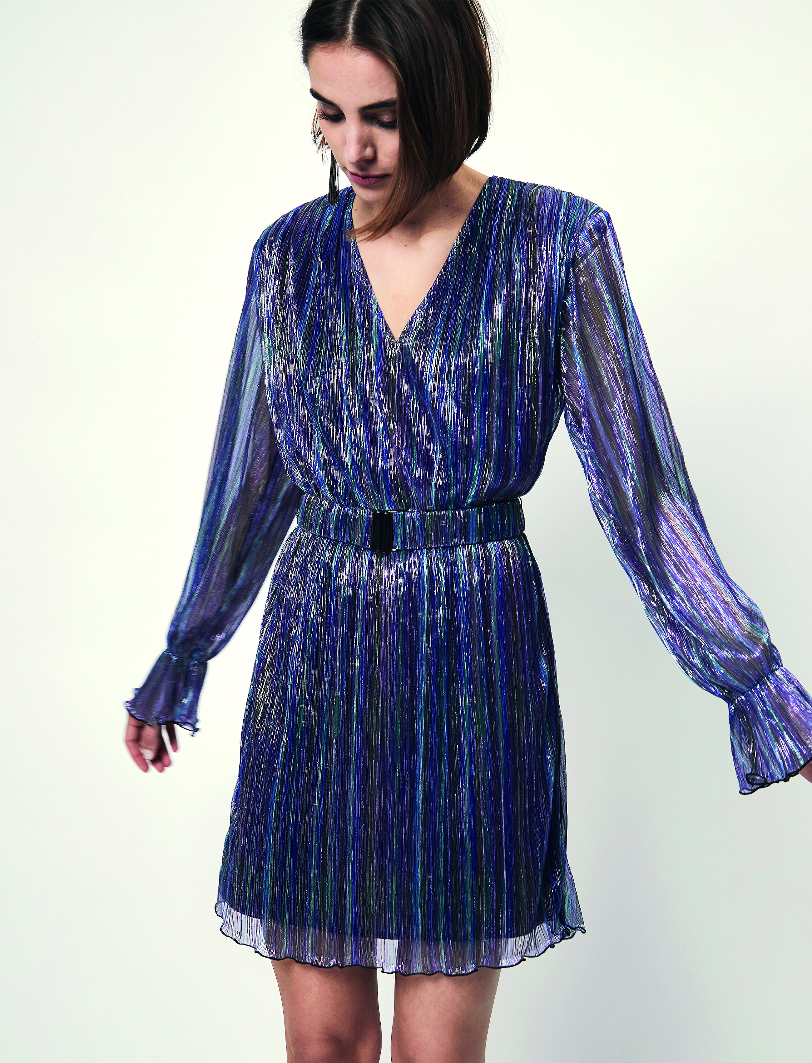 Dante6 - D6Elora plissé mini dress - festkjoler - multicolour - 4