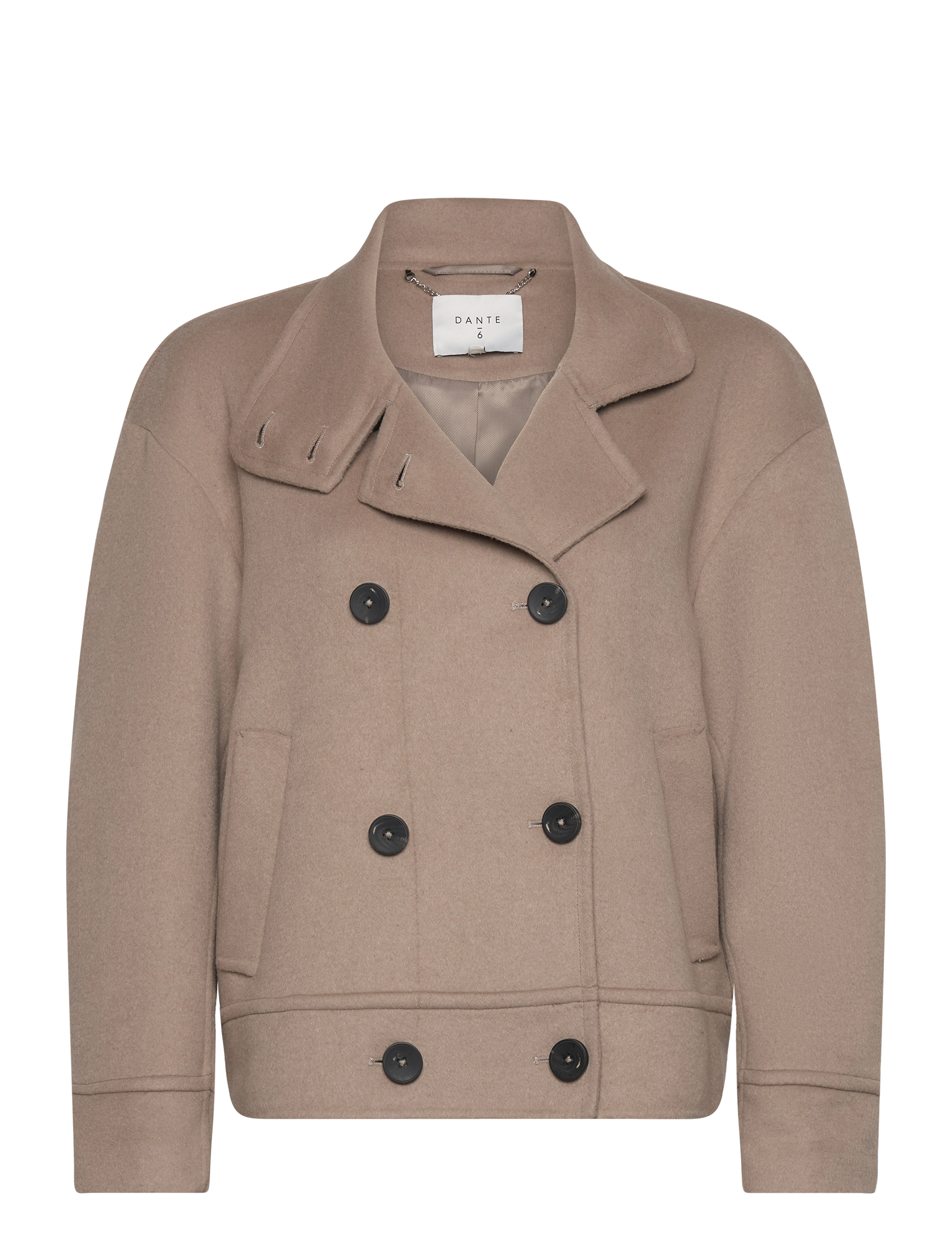 Dante6 - D6Wilder coat short - odzież wierzchnia - light taupe - 2