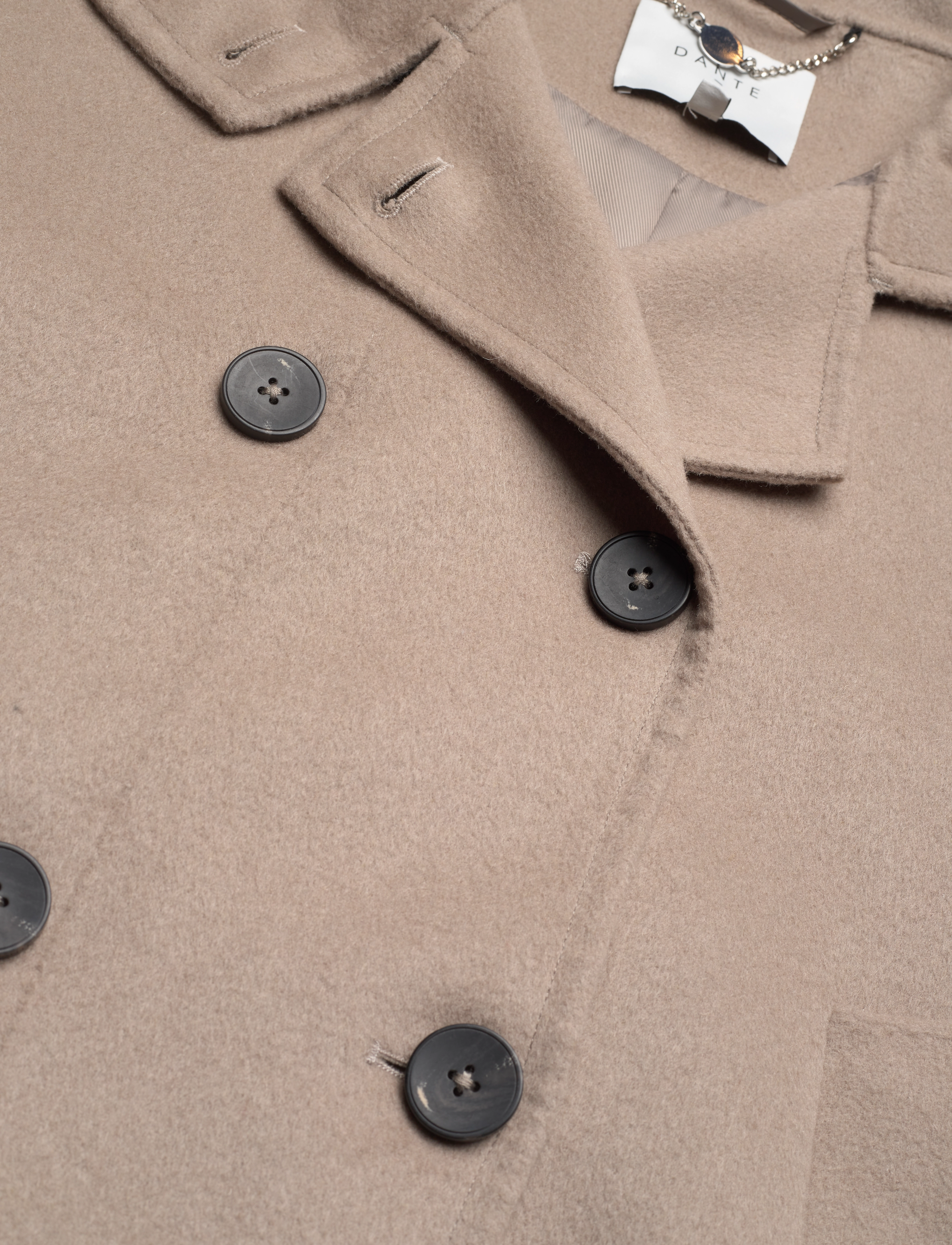 Dante6 - D6Wilder coat short - odzież wierzchnia - light taupe - 3