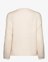 Dante6 - D6Flory cable sweater - neulepuserot - butter cream - 1