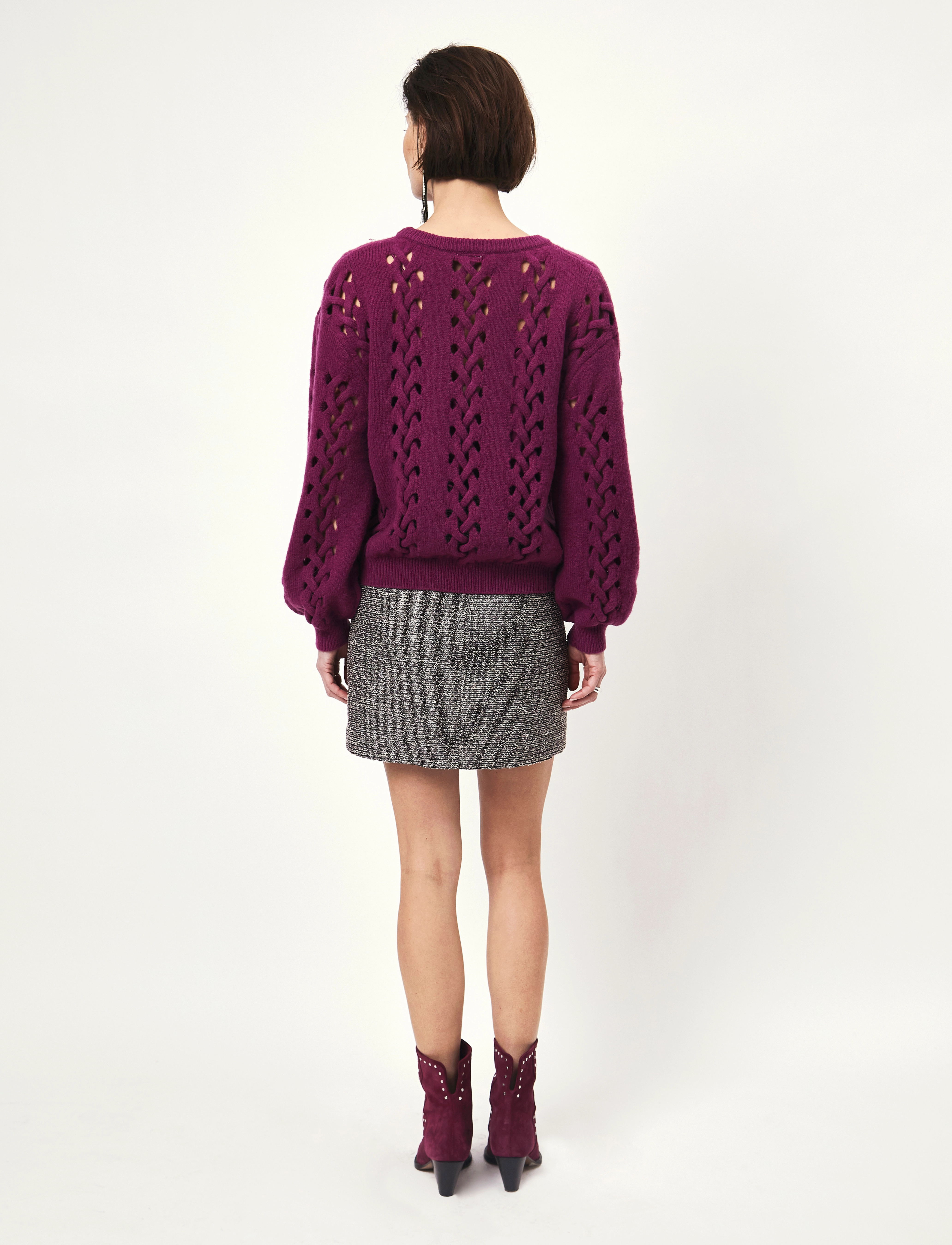 Dante6 - D6Martinez tweed skirt - korte nederdele - multicolour - 4