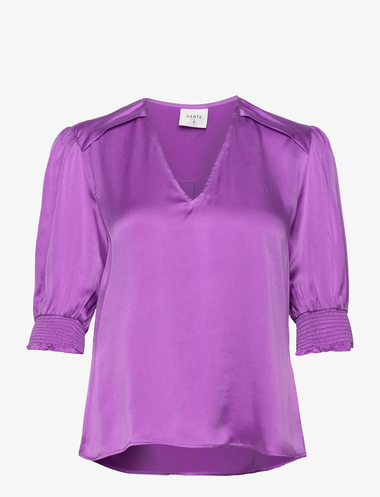Dante6 - D6Cascais silk blouse - blouses met korte mouwen - funky orchid - 1