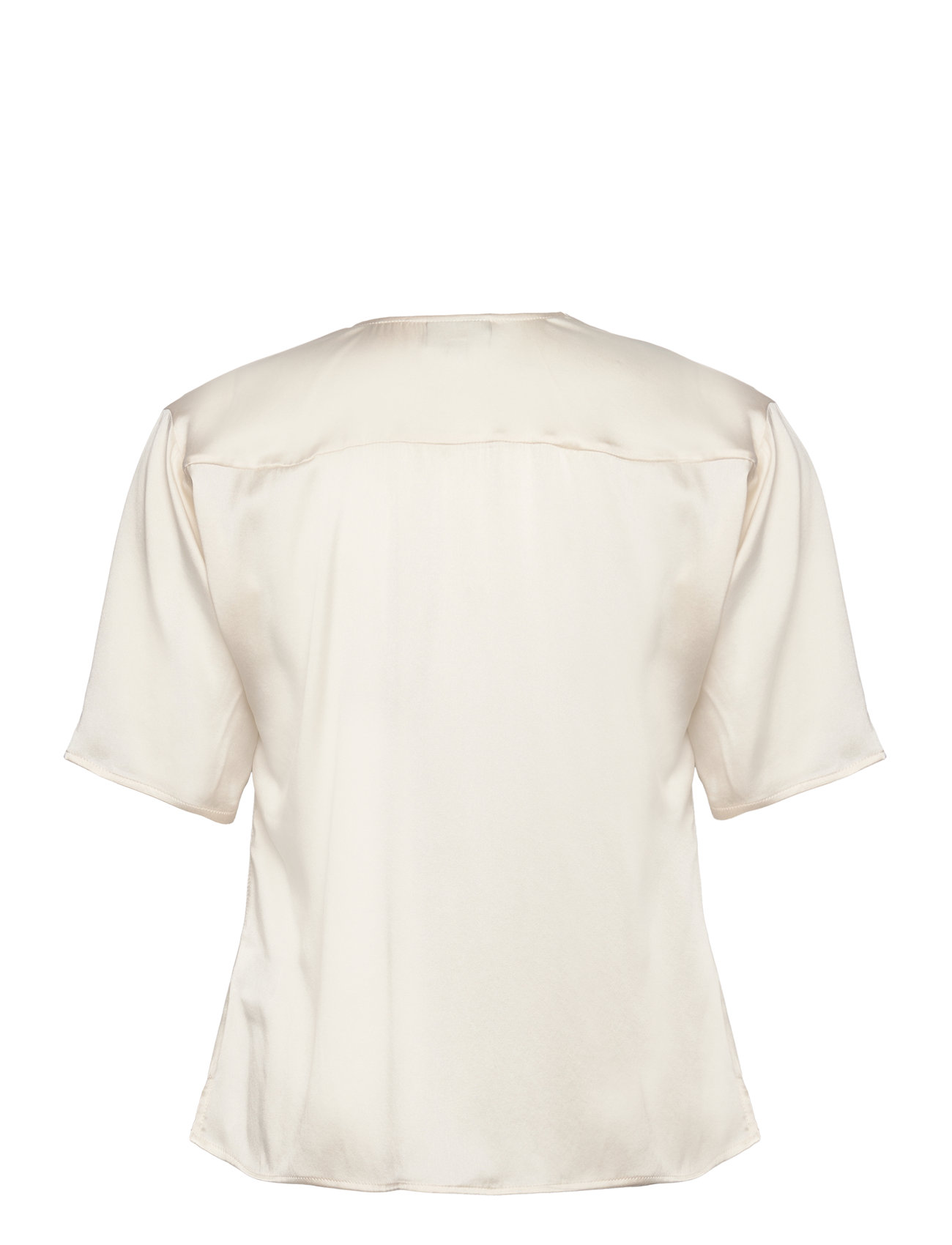 Dante6 - D6Keswick silk drapey top - butter cream - 1