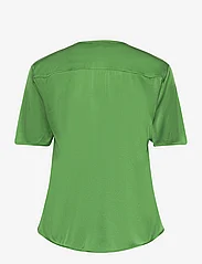 Dante6 - D6Keswick silk drapey top - t-shirts - basil green - 2