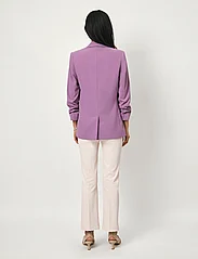 Dante6 - D6Daya cropped sleeve blazer - enkeltradede blazere - faded purple - 4